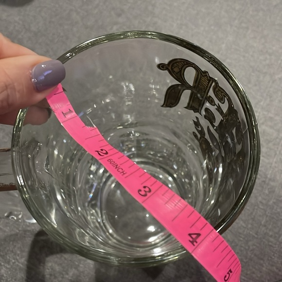 Clear Vintage Glass Beer Mug Stein Gold Letters Beer 5 Cents - Picture 10 of 10